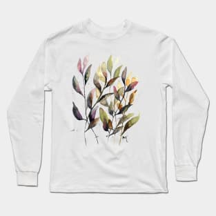 Green Leaves Long Sleeve T-Shirt